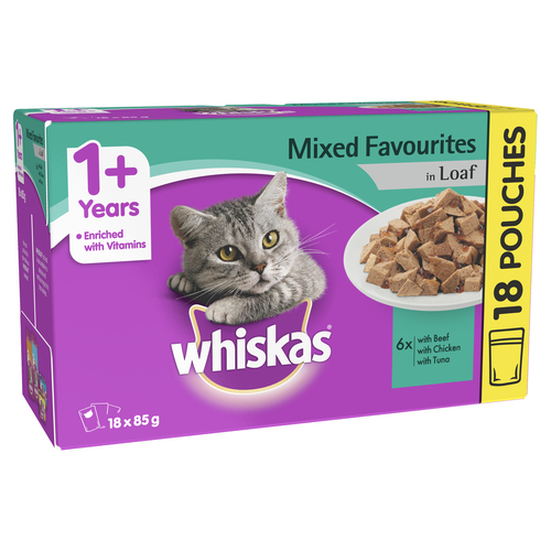 whiskas loaf pouches