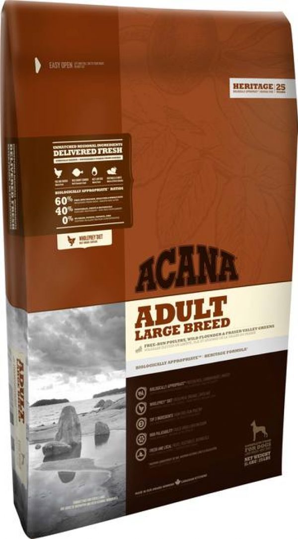 Acana Heritage Adult Large Breed Dry Dog Food Reviews Black Box