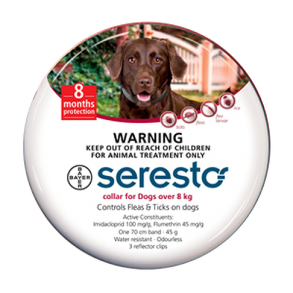 Seresto Flea Collar Dog 8kg+ Reviews - Black Box