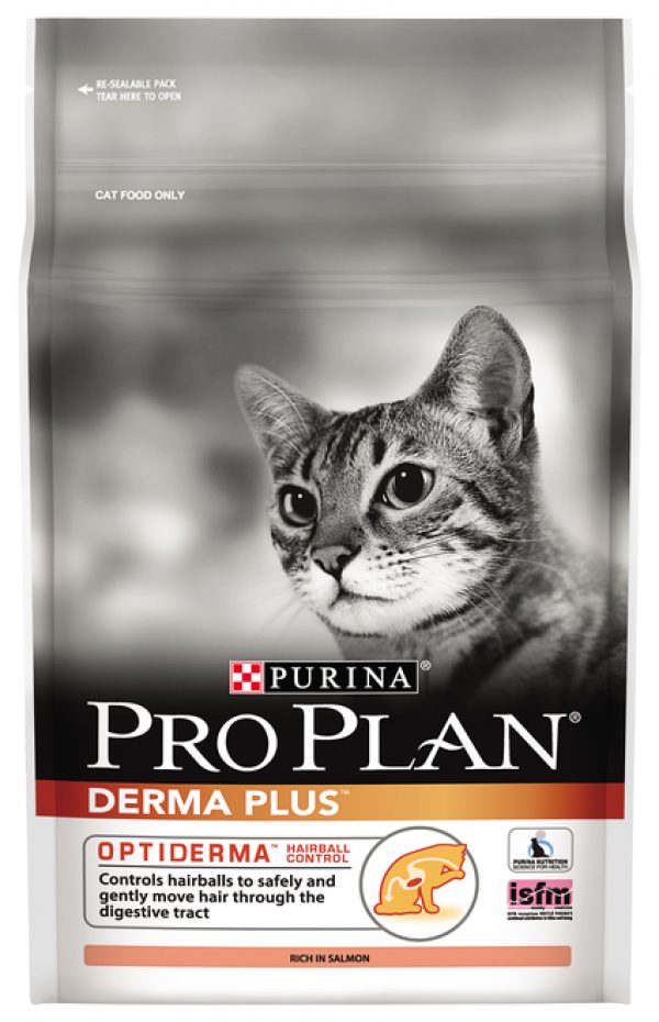 pro plan derma plus hairball control