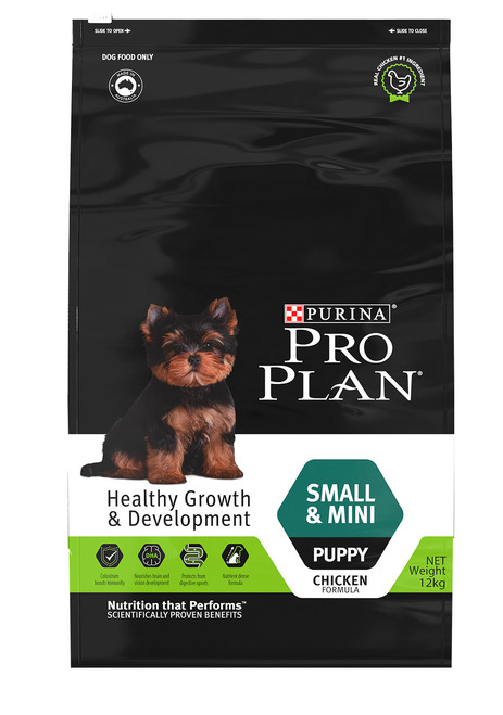 Pro Plan Puppy Small Breed Chicken Dry Food Reviews - Black Box