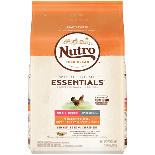 Nutro Wholesome Essentials Small Breed Senior Natural Dry Dog Food ...