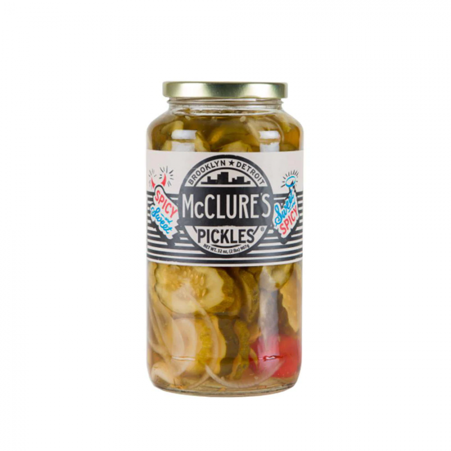 McClure's Sweet & Spicy Crinkle Cut Pickles Reviews - Black Box