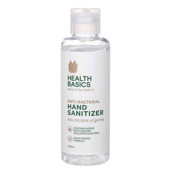 Health Basics Anti-Bacterial Hand Sanitizer 140ml Reviews - Black Box