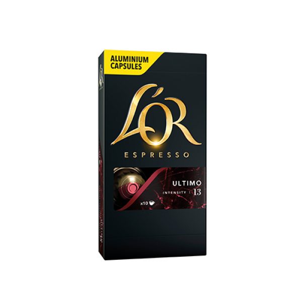 L'OR Espresso Ultimo 10 Coffee Capsules Reviews - Black Box