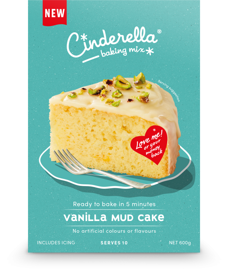 Cinderella Vanilla Mud Cake 600g Reviews - Black Box