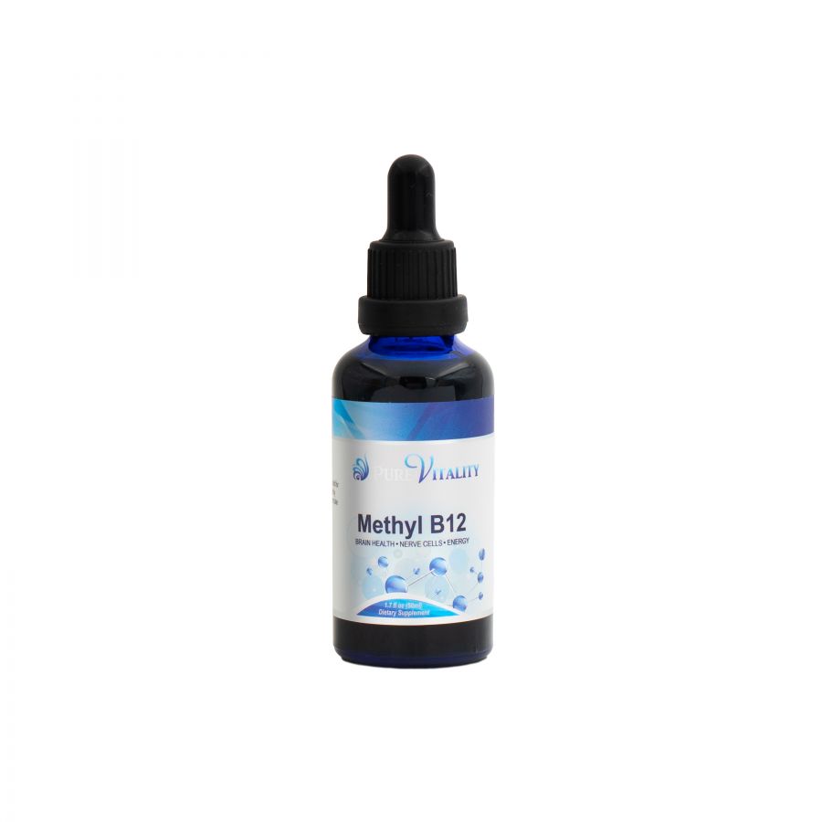 Pure Vitality Methyl B12 Drops 50ml Reviews - Black Box