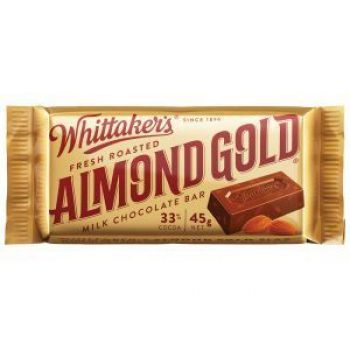 Whittakers Chocolate Bar Almond Gold Slab Reviews - Black Box