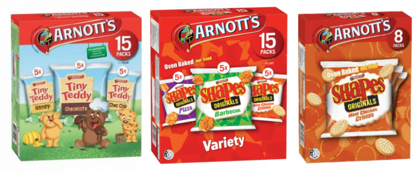 Arnotts Tiny Teddy Variety Shapes Variety Shapes Mini Chicken Crimpy Multipack Reviews 9372